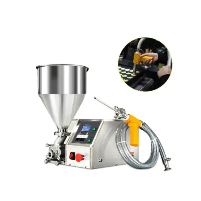 Croissant Manual Chocolate Injector Bread Core Cream Donut Filling Machine