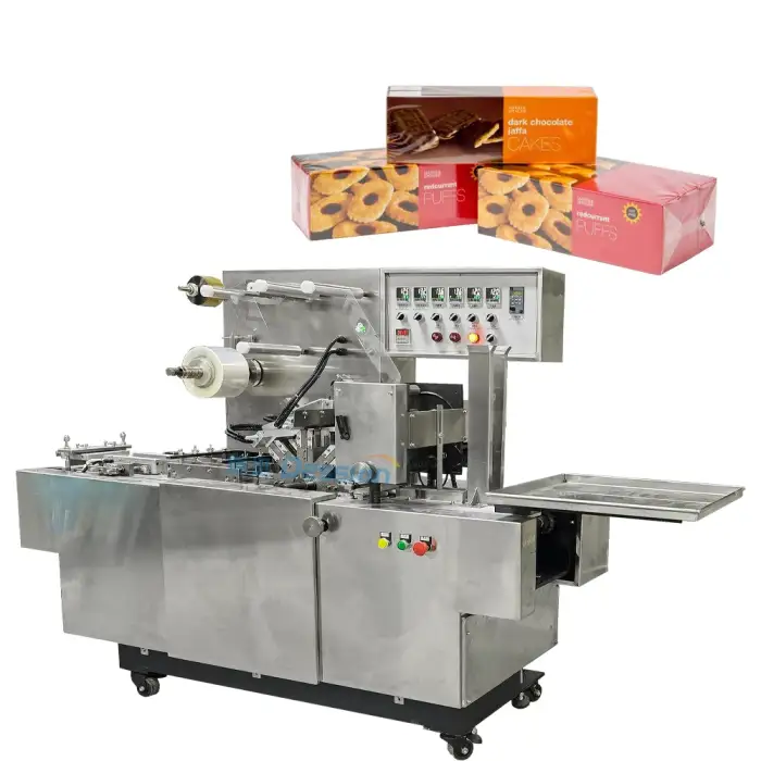 Snack Food Wrapper Packaging Machine for Cookie Biscuit Box