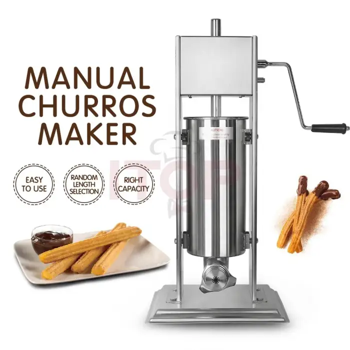 Manual 5L churros machine Spain Donut Maker Churros Waffle Machine Commercial sausage machine