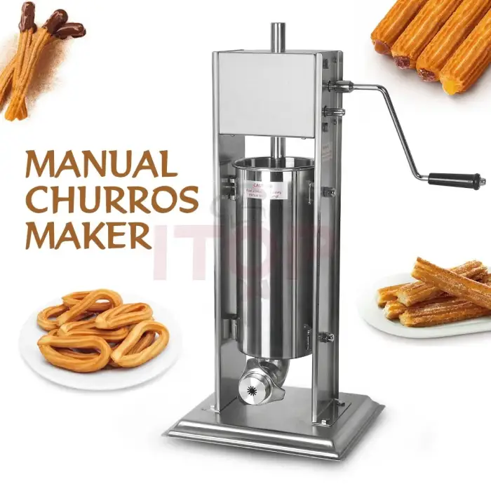 Manual 5L churros machine Spain Donut Maker Churros Waffle Machine Commercial sausage machine