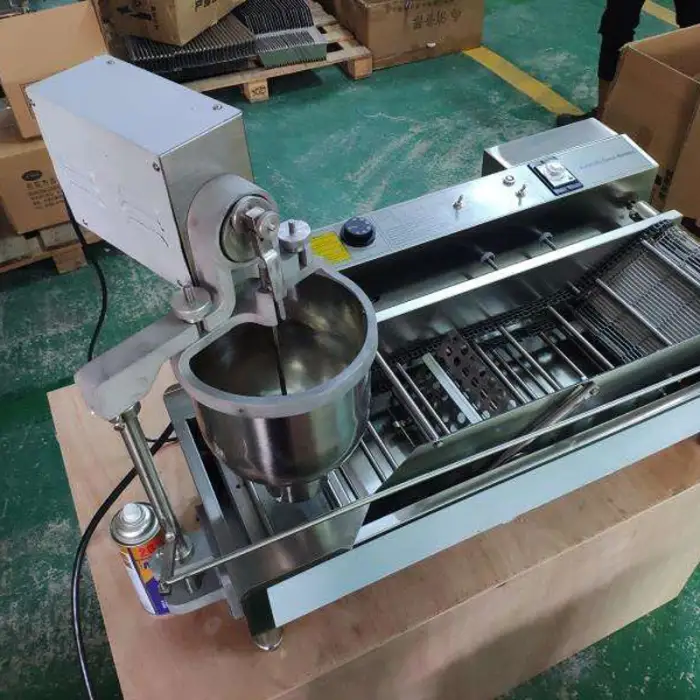 Commercial Doughnut Fryer Chocolate Glazing Machine Donut Making Machines