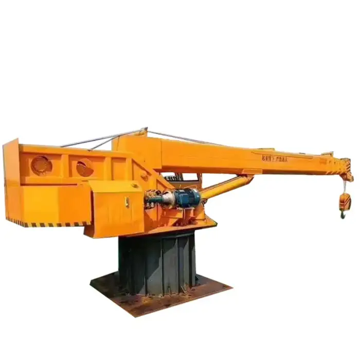 Hydraulic lifting marine crane widely used crane barge ship crane