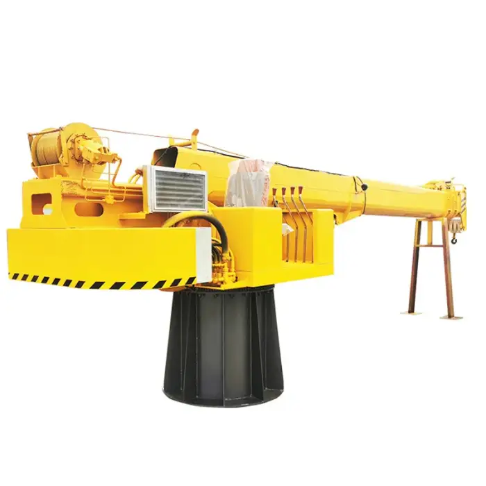 Hydraulic lifting marine crane widely used crane barge ship crane