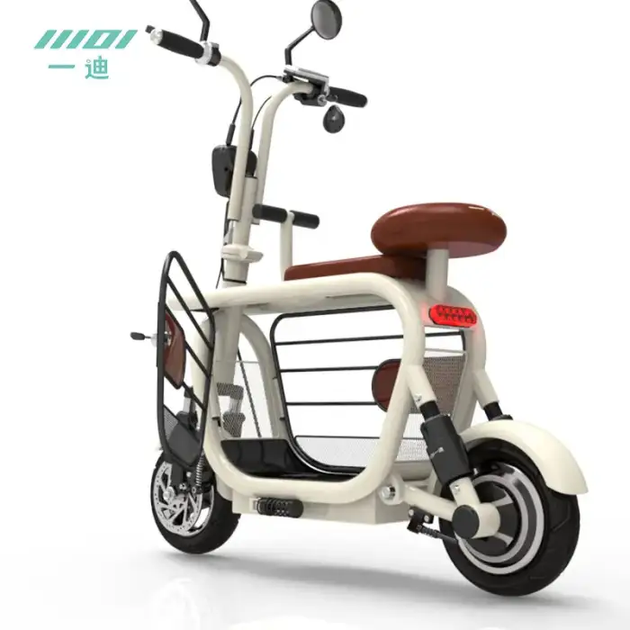 400watt power electric bicycle foldable electric scooter with pet basket