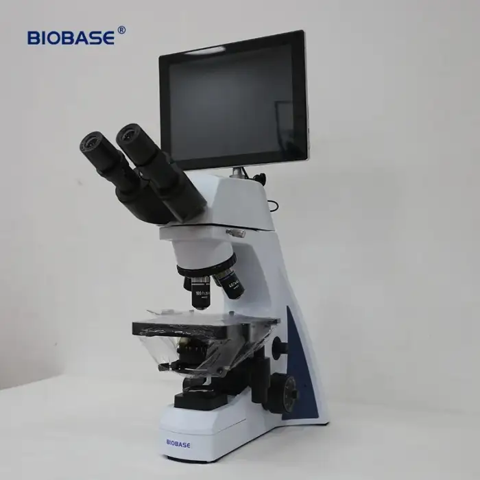 BIOBASE LCD Screen Display Laboratory Digital Biological Microscope Binocular Trinocular Microscope