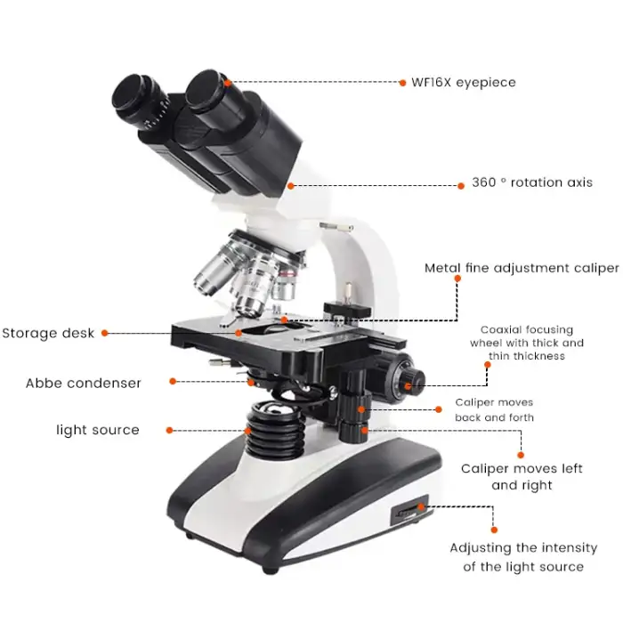 CX43 Olympus Digital Biological Binocular Microscope with LED light for Lab and School