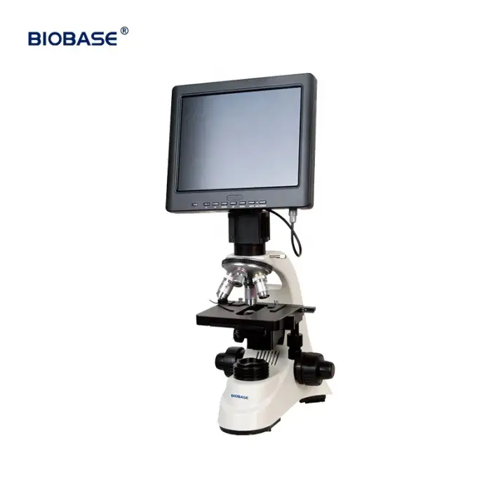 BIOBASE LCD Screen Display Laboratory Digital Biological Microscope Binocular Trinocular Microscope