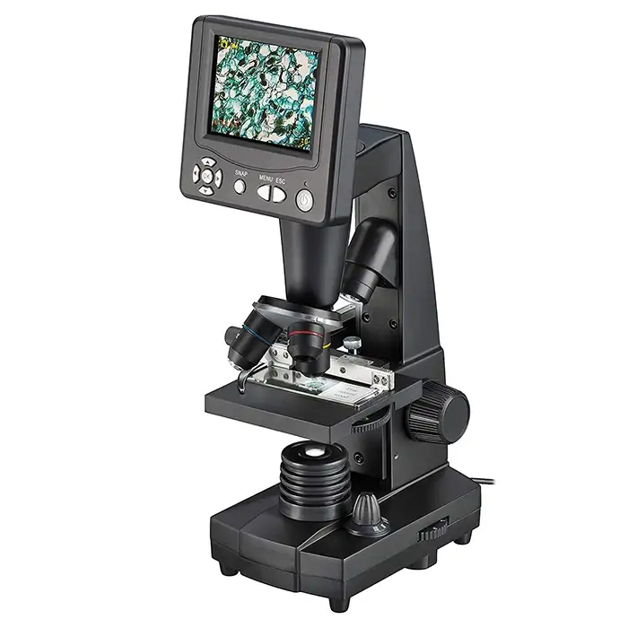 Optical HD Camera Light LCD 40X-1600X Digital Biological Microscope for Students Lab Education