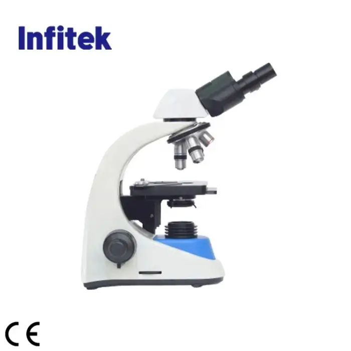 Infitek 1000X Binocular Optical Biological Microscope Siedentopf with CE