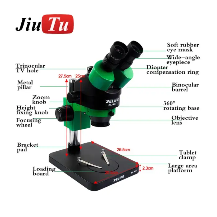 Jiutu Microscope For Mobile Phone Motherboard Repair Hd Microscope