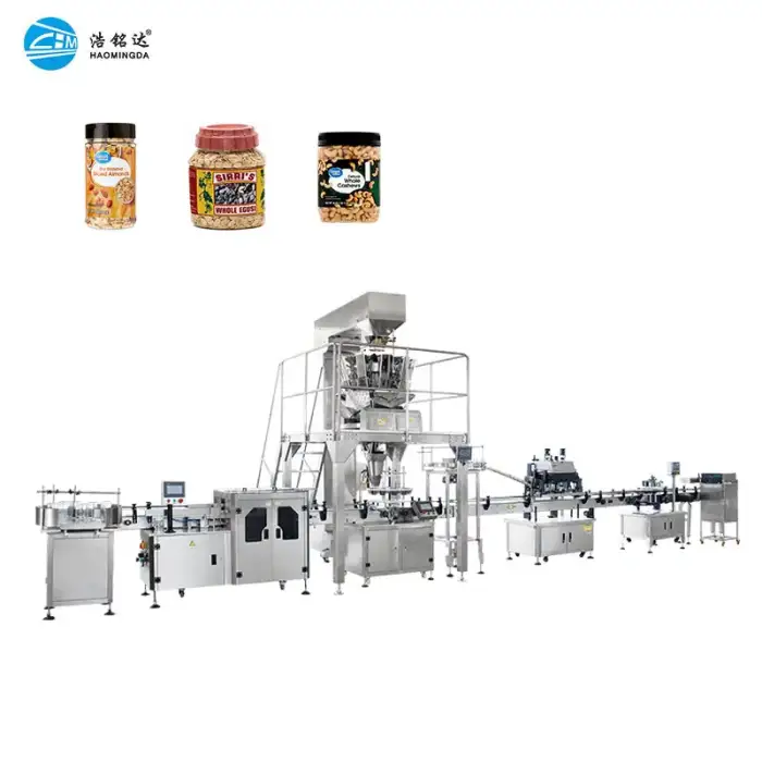 Automatic pine nut pet Cat Dog Food Raisins Preserved fruit canning filling machine