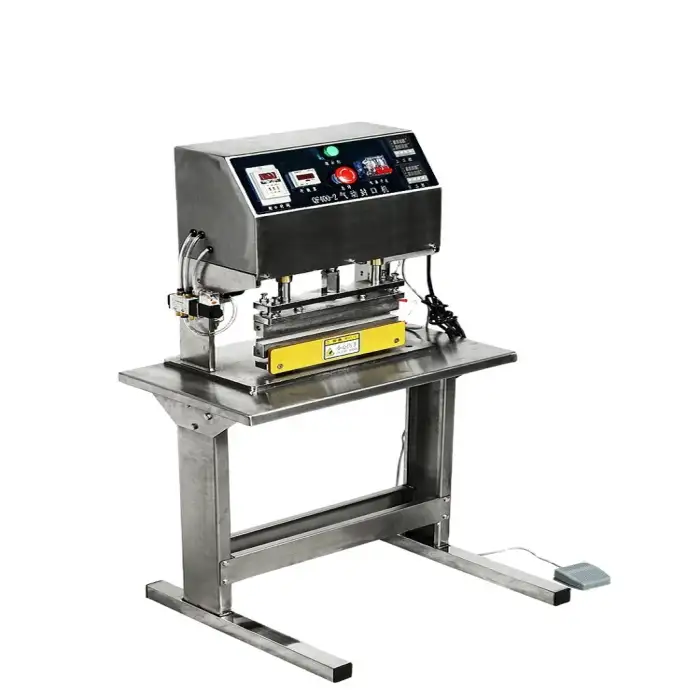 Semi Automatic Vertical Foot Pedal Bag Sealer Aluminum Bag Stand Up Bag Sealing Machine With CE Certificate