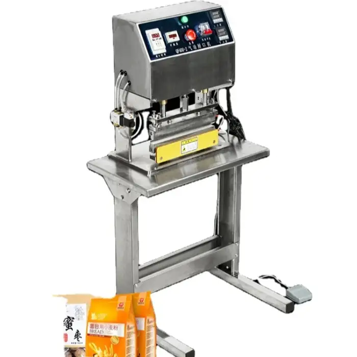 Semi Automatic Vertical Foot Pedal Bag Sealer Aluminum Bag Stand Up Bag Sealing Machine With CE Certificate