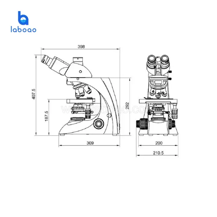 Laboao High-Performance Biological Fluorescence Microscope with Integrated Camera for Laboratory Use