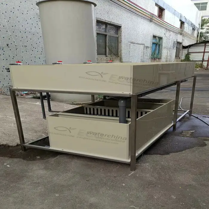 ECO fish incubator catfish tilapia fish hatchery equipment fingerling farming equipment with heat pump water fish tank