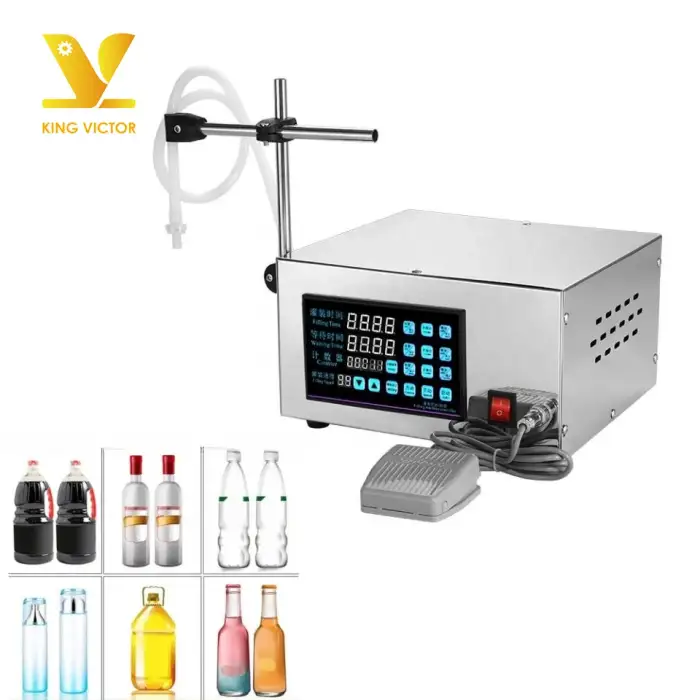 Tabletop digital Control Filling Machine For Oil And Water