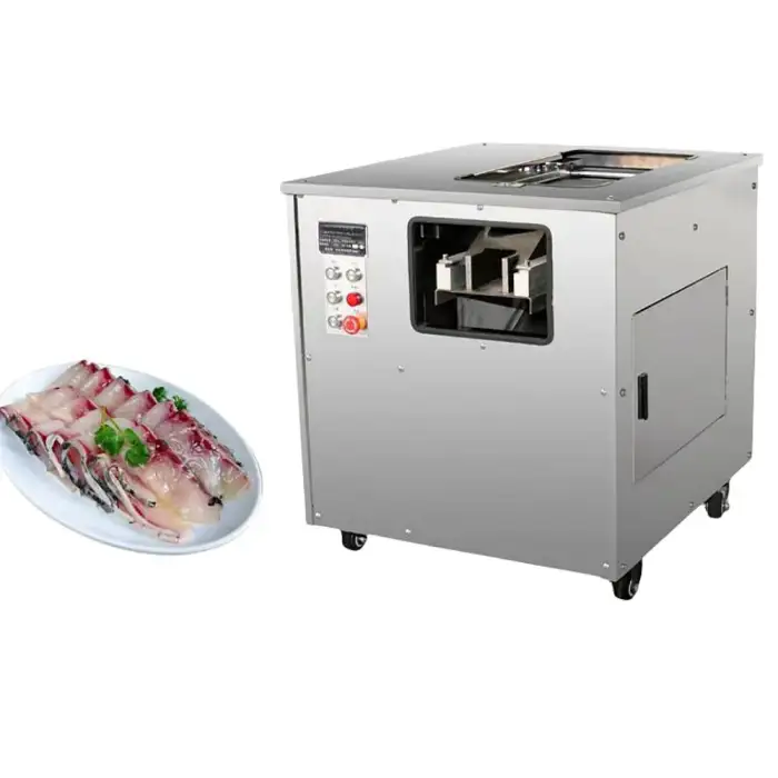 Fully automatic tuna cod trout salmon smoked catfish tilapia fillet fillet machine  fish fillet cutting machine