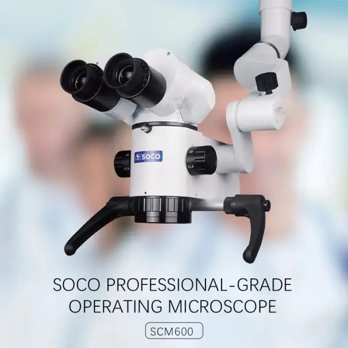 SOCO SCM600 Medical Dental Microscope with Camera Option Surgical Lab Microscope Binocular for Dentistry