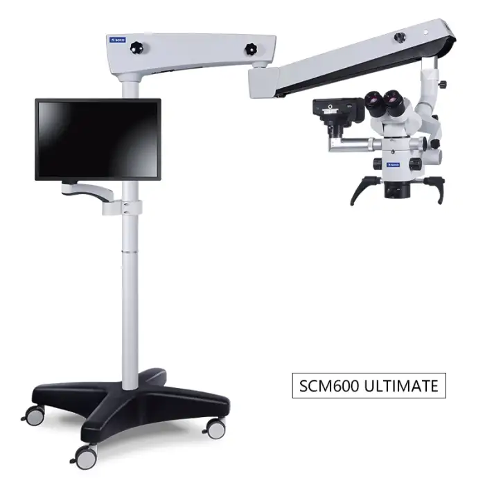 SOCO SCM600 Medical Dental Microscope with Camera Option Surgical Lab Microscope Binocular for Dentistry