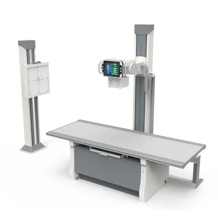 Digital Stationary DR X ray Machine Scanner Medical High Frequency Radiography System