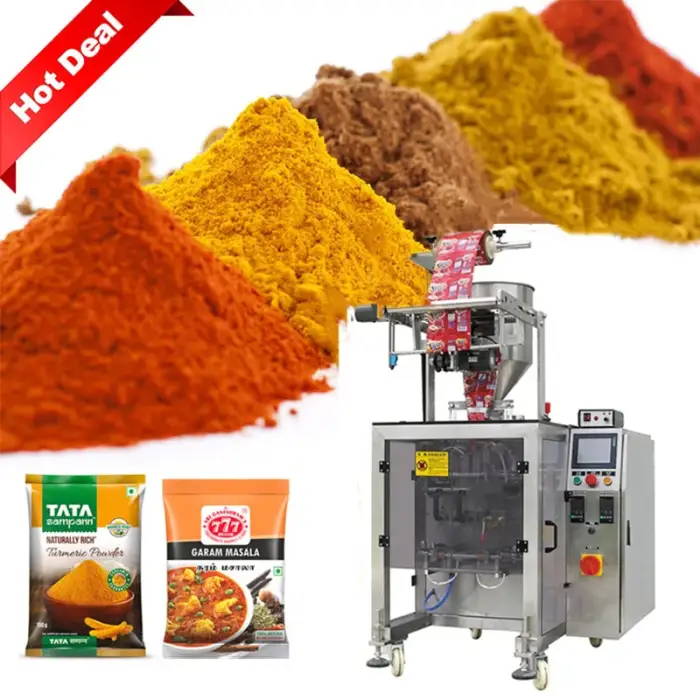 coffee beans flour milk powder bean  powder  tea powder starch spice automatic surge measuring filling sealing  packing machine