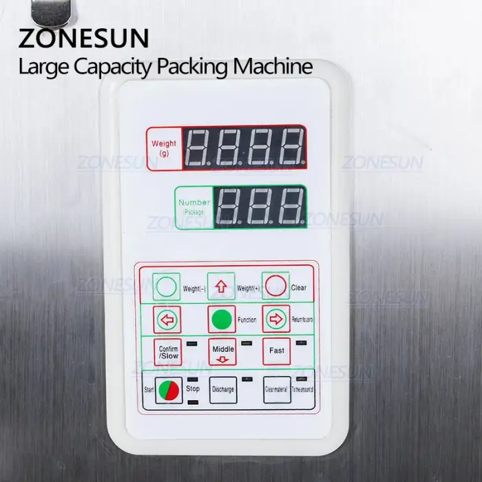 ZONESUN ZS-9999C 9999G Semi Automatic Granules Coffee Quantitative Weighing Small Powder And Filling Machine