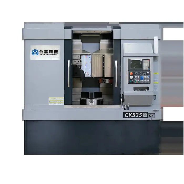 CK525 vertical CNC Lathe  high accuracy heavy duty lathe Metal milling machine cnc lathe live tooling