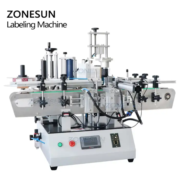 Automatic Round Irregular Polygonal Hexagonal Glass Bottle Beverage Labeling machine