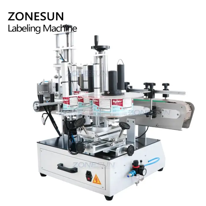 Automatic Round Irregular Polygonal Hexagonal Glass Bottle Beverage Labeling machine