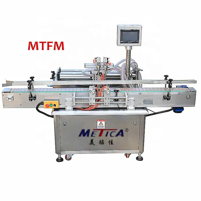 MTFM-1000 Automatic air cylinder penumatic two nozzles detergent filling machine