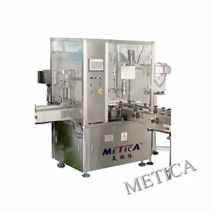 automatic 30ml  small dropper bottle vial filling capping and labeling machine manufacturer