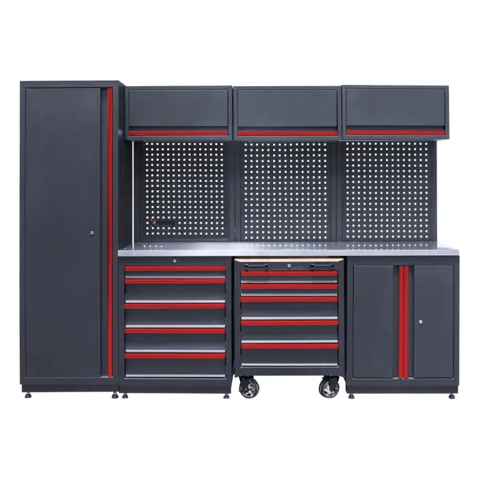 Tool Cabinet Bench For Workshop Garage Equipment System