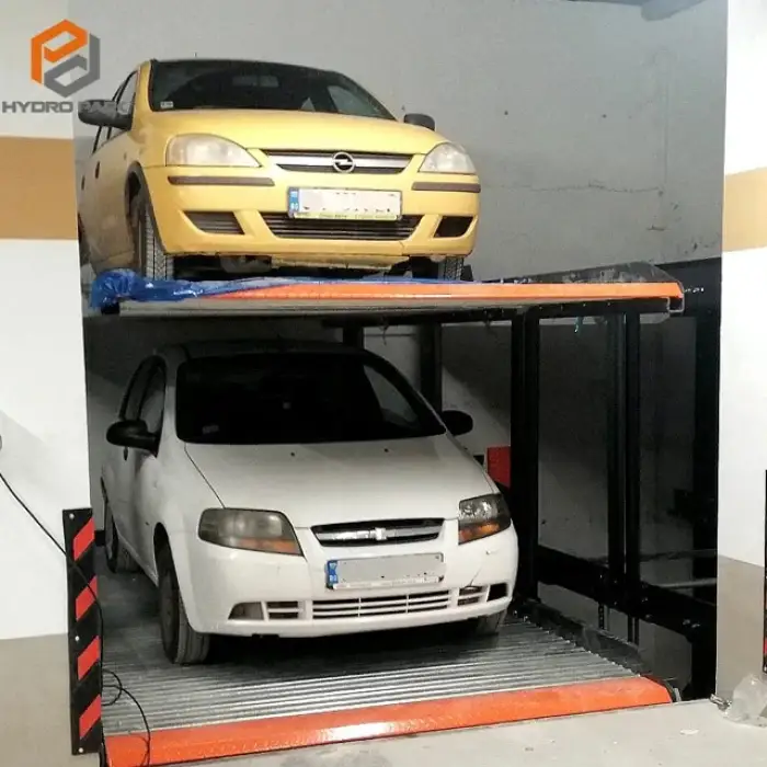 Economic Pit Basement Mechanical Underground Car Parking Lift System Garage with 2 Post