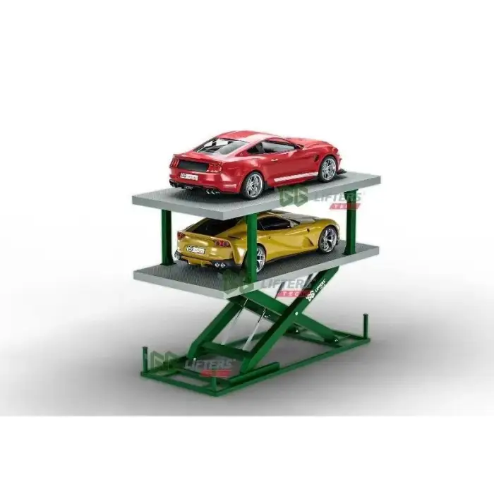 Scissor car parking lift underground hydraulic vertical parking system pit garage mechanical storage equipment