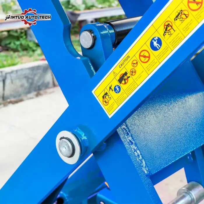 Jintuo 3ton twin scissor car lift electrical hydraulic 3000kg mechanical workshop garage lift equipment