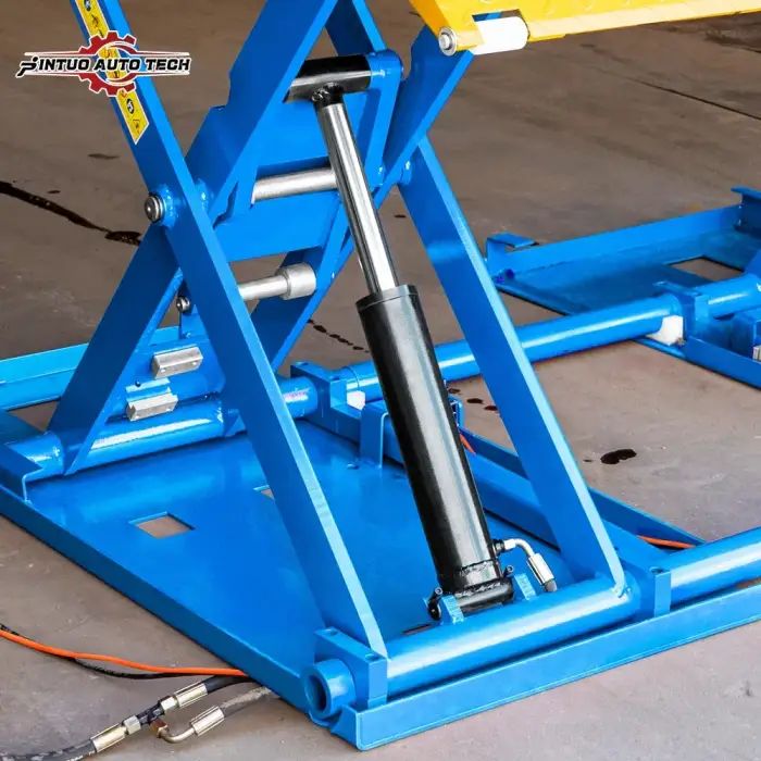 Jintuo 3ton twin scissor car lift electrical hydraulic 3000kg mechanical workshop garage lift equipment