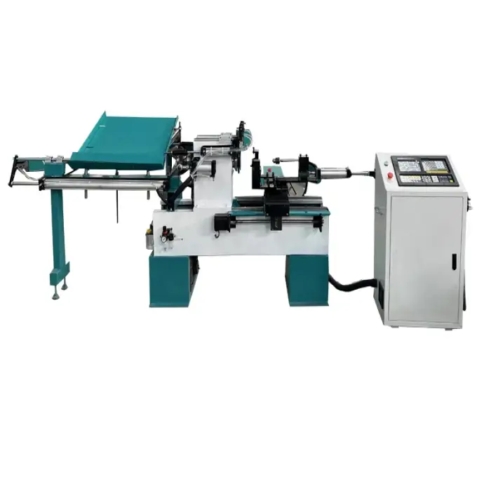 Automatic Feeding CNC Woodworking Lathe 70*150mm