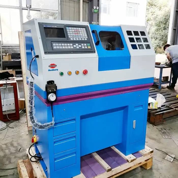 SUMORE cnc lathe mini training machine CK210 bench top cnc lathe GSK Mini CNC Lathe Machine