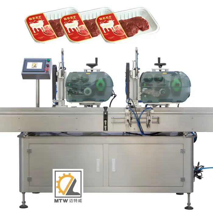 MTW cardboard box stamp top label applicator machine Print and Apply Automated Labeling Systems