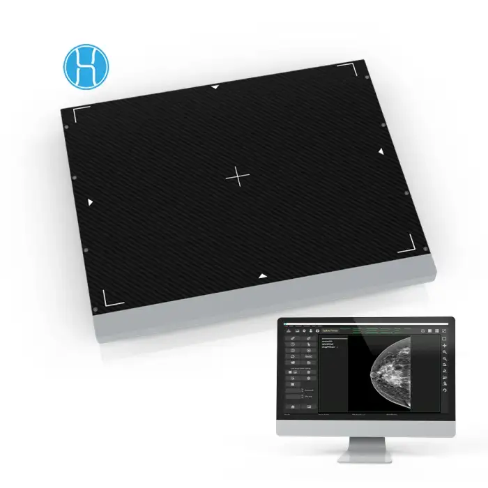 Mammography x ray flat panel fixed wired a-Si flat panel detector for Medical Hospital