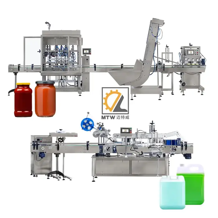 MTW new design efficient and durable automatic plastic can tin can sealing machine