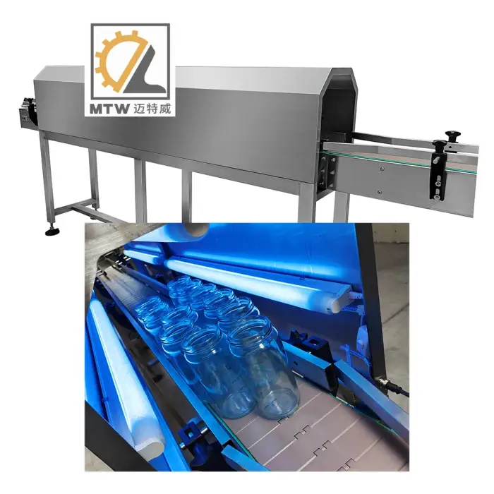 MTW automatic uv glass or plastic bottle sterilizing machine