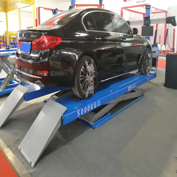 5000Kg Scissor Lift Car Elevator Mechanical Parking Garage Lift Car Elevator For Car Maintenance