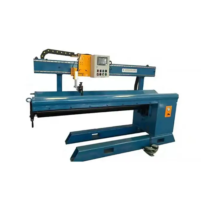 Intelligent High Precise Galvanized Steel Tubes Cylinder Metal Lathe Welding Machine ZF-1500 Automatic Longitudinal Seam Welder