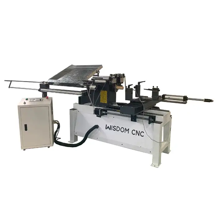 Wisdom CNC Automatic Feeding Digital display mini automatic cnc wood lathe variable speed machine turning for sale price