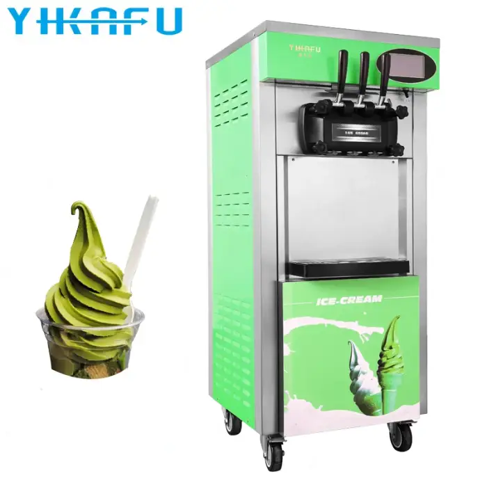 Multi flavor of commercial ice cream machine