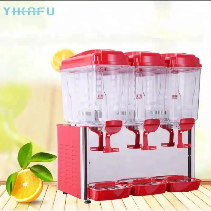 Manufacturing juice machine with 3 bowls