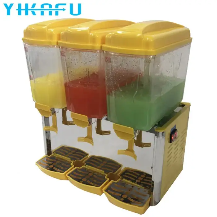 Manufacturing juice machine with 3 bowls