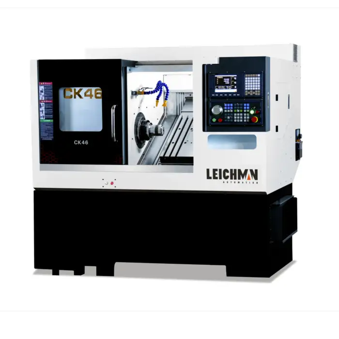 CK46  cnc lathe slant bed gang type cnc lathe for bike parts cnc automatic metal working turning lathe