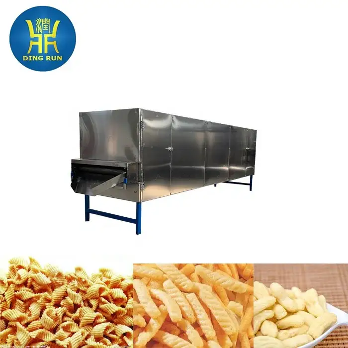 corn tube extruder wheat flour pellets cheese ring snack food making machine